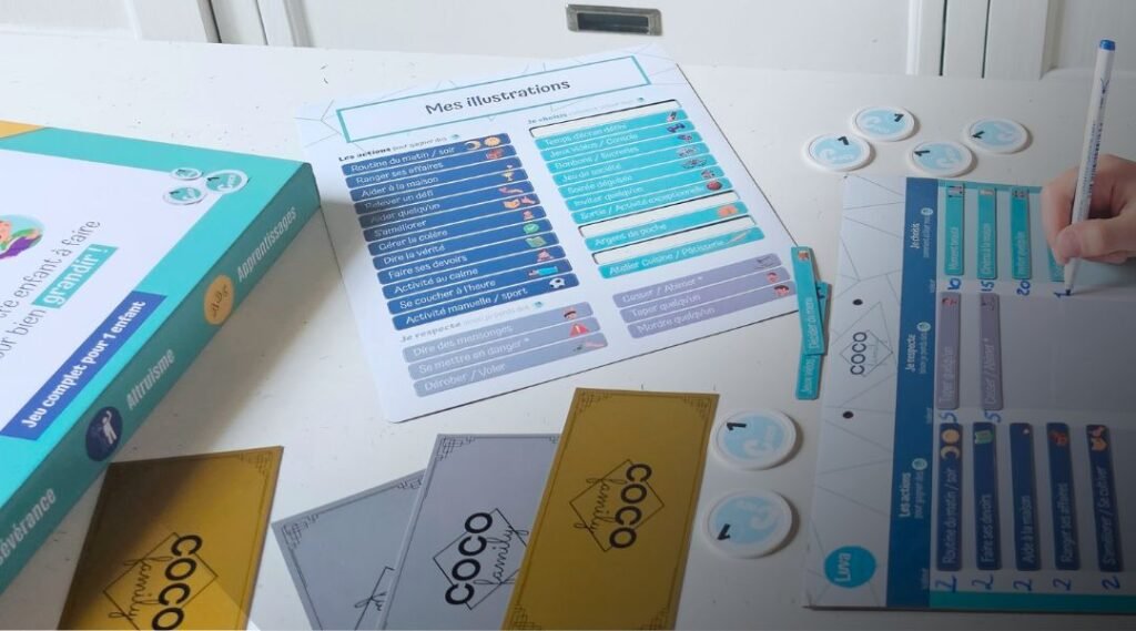 Luva and co tableau de récompense, et outils éducatifs basés sur le renforcement positif